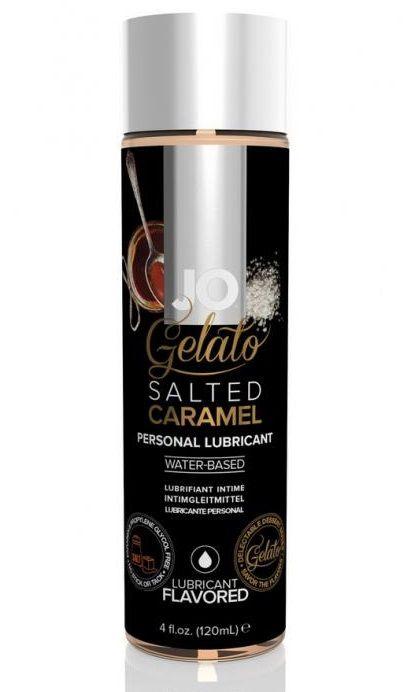 Лубрикант с ароматом солёной карамели JO GELATO SALTED CARAMEL - 120 мл.-5630