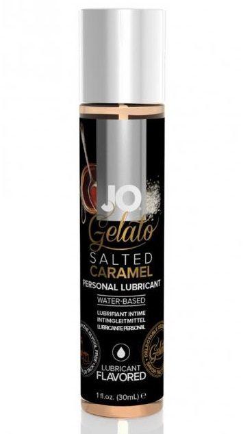 Лубрикант с ароматом солёной карамели JO GELATO SALTED CARAMEL - 30 мл.-5624