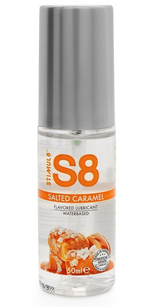 Лубрикант S8 Flavored Lube со вкусом солёной карамели - 50 мл.-9332