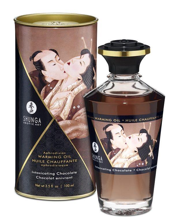 Массажное интимное масло с ароматом шоколада - 100 мл.-9519
