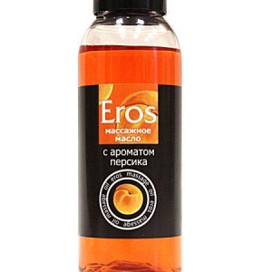 Массажное масло Eros exotic с ароматом персика - 50 мл.