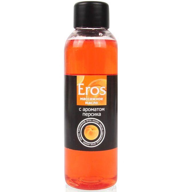 Массажное масло Eros exotic с ароматом персика - 75 мл.-10520