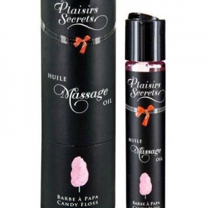 Массажное масло с ароматом сладкой ваты Huile de Massage Gourmande Barbe à Papa - 59 мл.