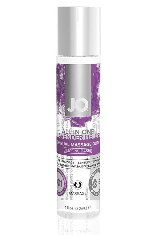 Массажный гель ALL-IN-ONE Massage Oil Lavender с ароматом лаванды - 30 мл.-10907
