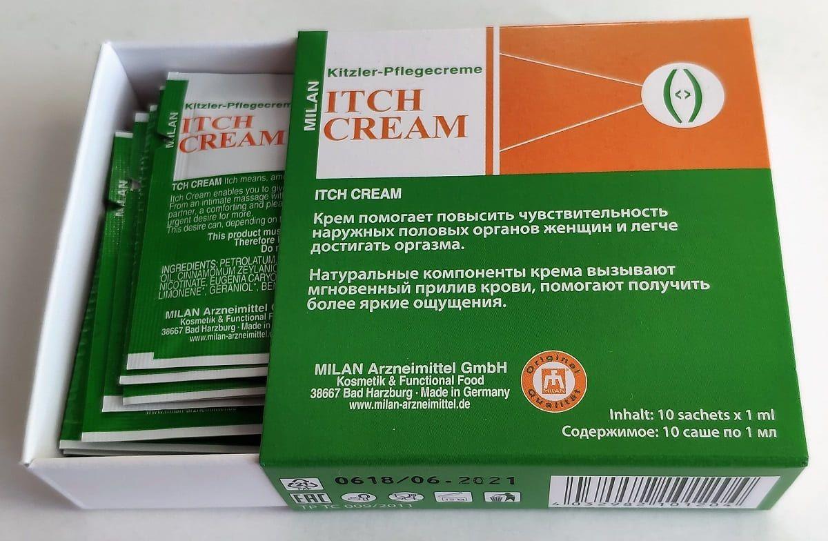 Набор из 10 пробников возбуждающего крема для женщин Itch Cream-4191