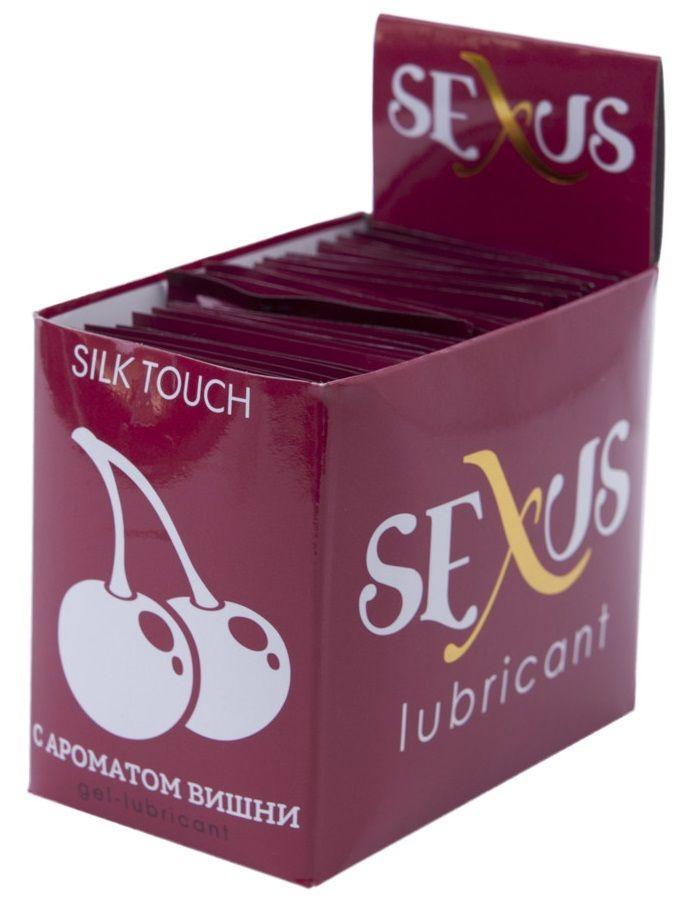 Набор из 50 пробников увлажняющей гель-смазки с ароматом вишни Silk Touch Cherry по 6 мл. каждый-2548