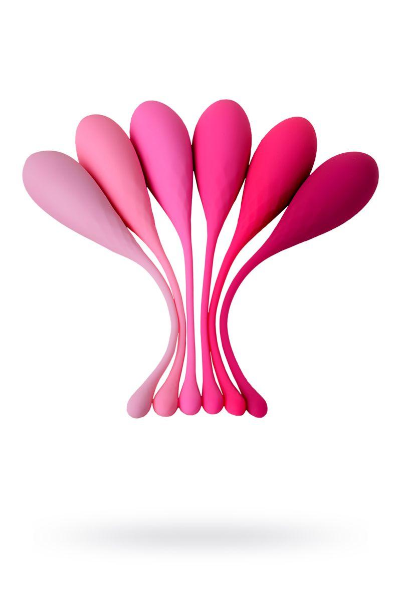 Набор из 6 розовых вагинальных шариков Eromantica K-ROSE-4757