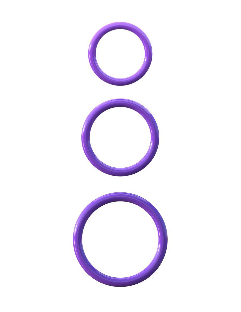 Набор из трех эрекционных колец Silicone 3-Ring Stamina Set-13946