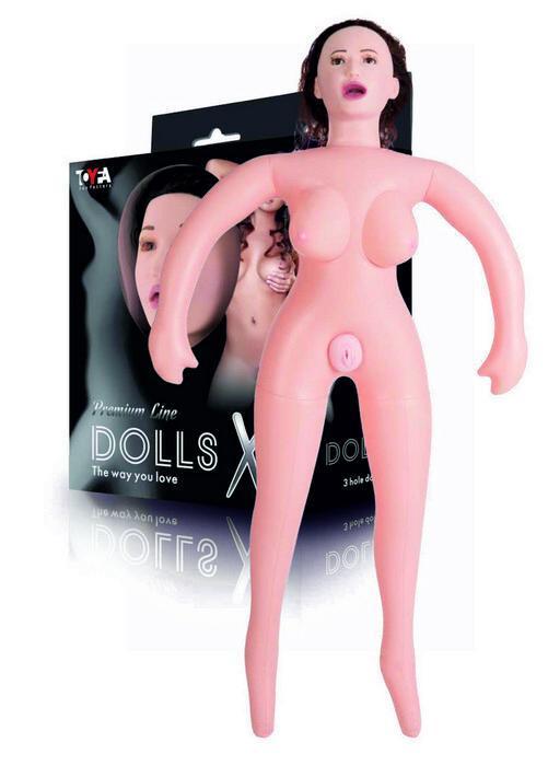 Надувная секс-кукла брюнетка GABRIELLA с реалистичной головой