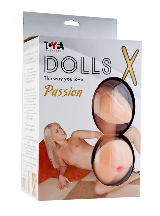 Надувная секс-кукла с реалистичными вставками