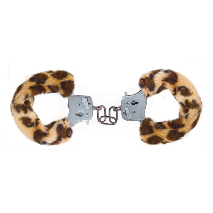 Наручники с леопардовым мехом Furry Fun Cuffs Leopard-6097