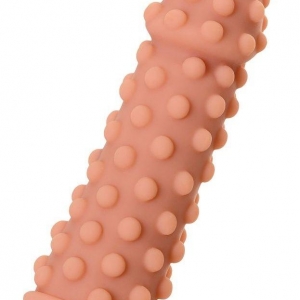 Насадка на фаллос с бугорками по поверхности Extreme Sleeve 002 M-size - 14