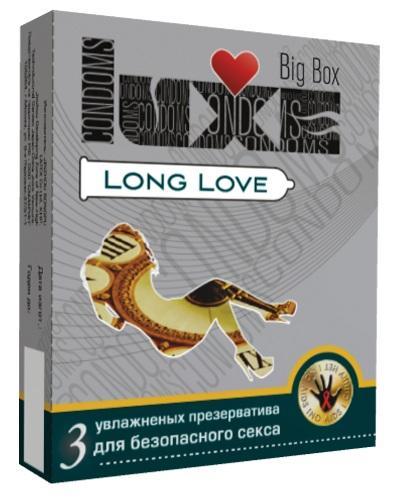 Презервативы LUXE Long Love с пролонгирующим эффектом - 3 шт.