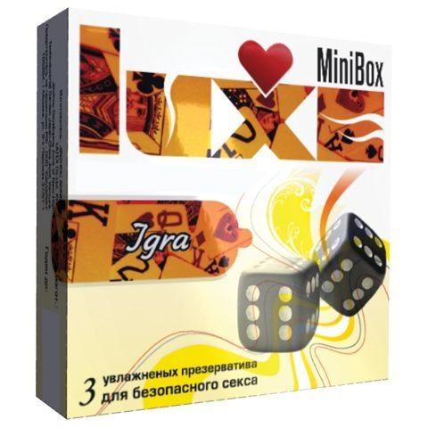 Презервативы Luxe Mini Box  Игра  - 3 шт.