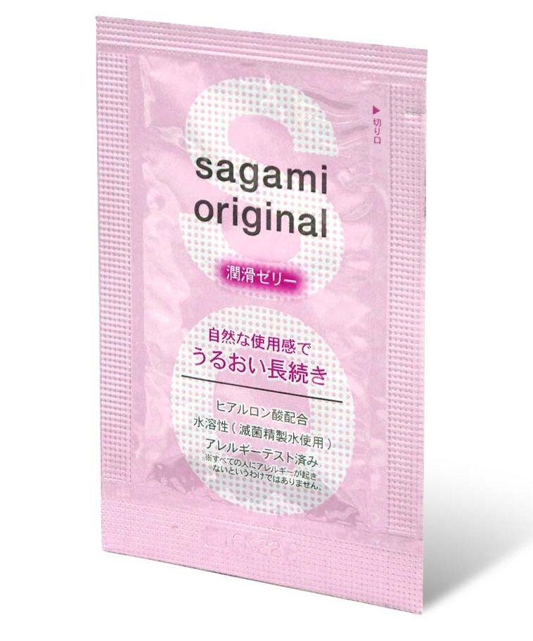 Пробник гель-смазки на водной основе Sagami Original - 3 гр.-4286