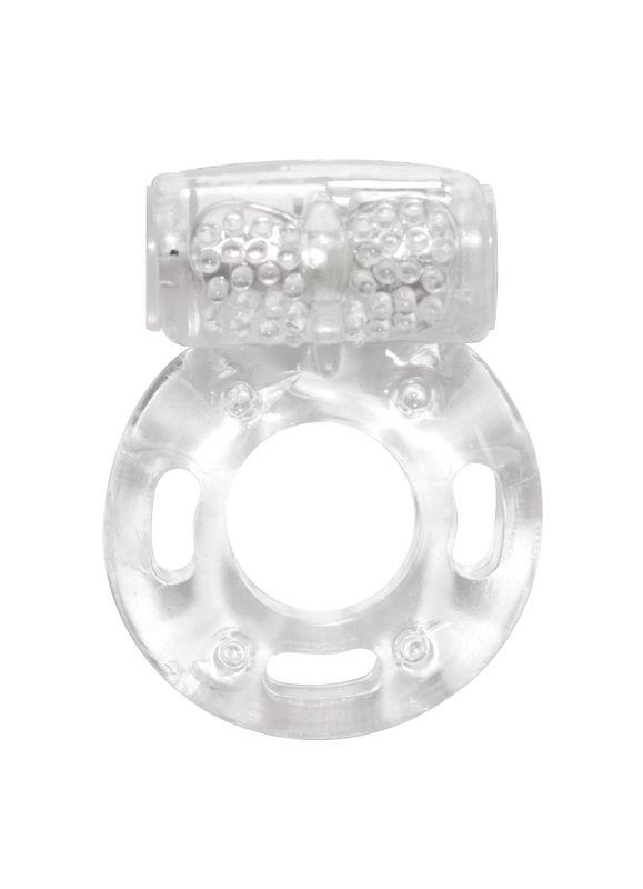 Прозрачное эрекционное кольцо с вибрацией Rings Axle-pin-9394