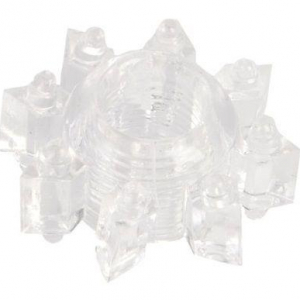 Прозрачное гелевое эрекционное кольцо-звезда