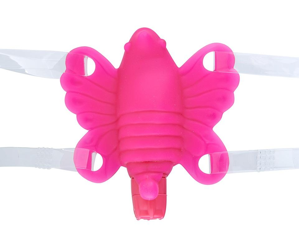 Розовая клиторальная бабочка Butterfly Baby-5937