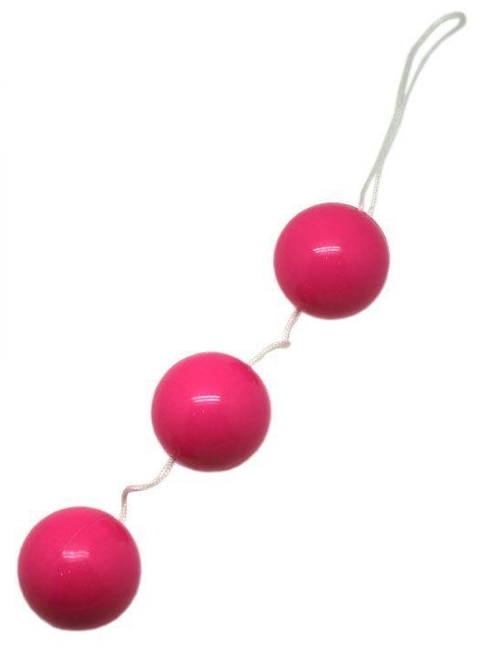 Розовые тройные вагинальные шарики-869