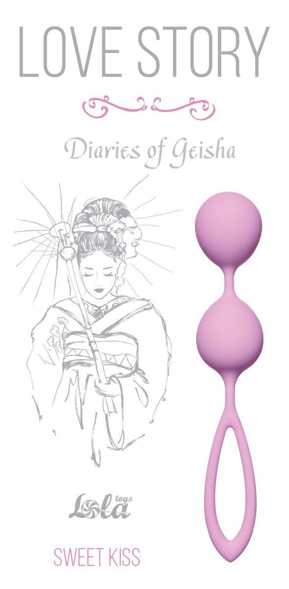 Розовые вагинальные шарики Diaries of a Geisha-5735