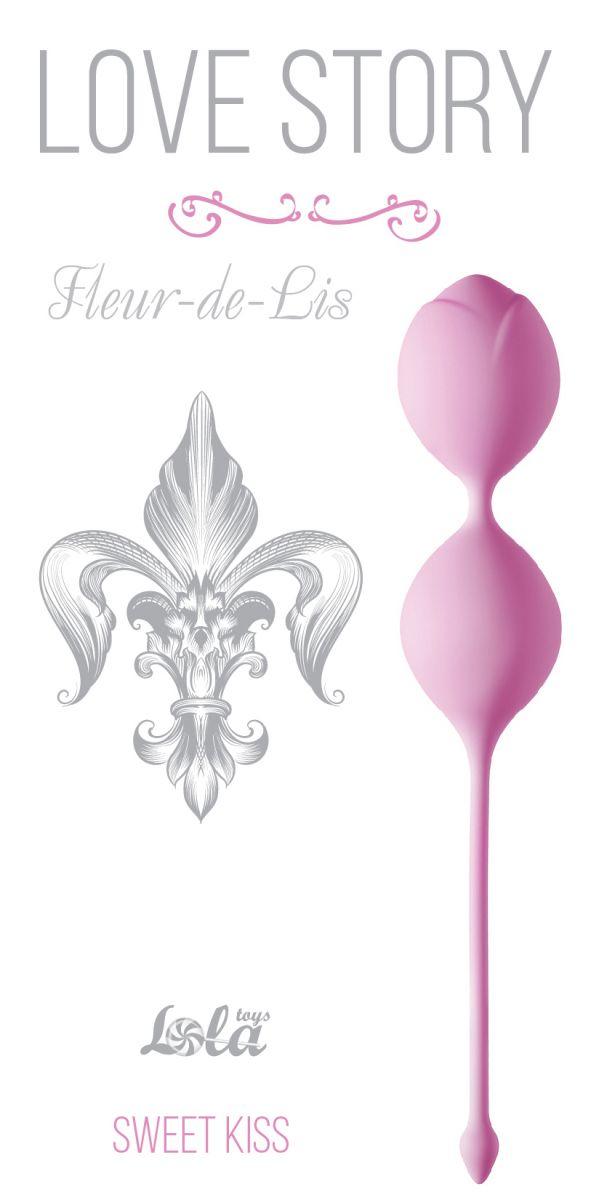 Розовые вагинальные шарики Fleur-de-lisa-5738