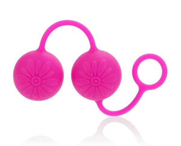 Розовые вагинальные шарики Posh Silicone “O” Balls-4507