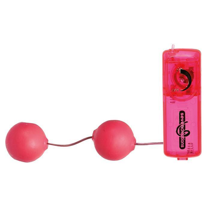 Розовые вагинальные шарики с вибрацией JELLY PINK-5679