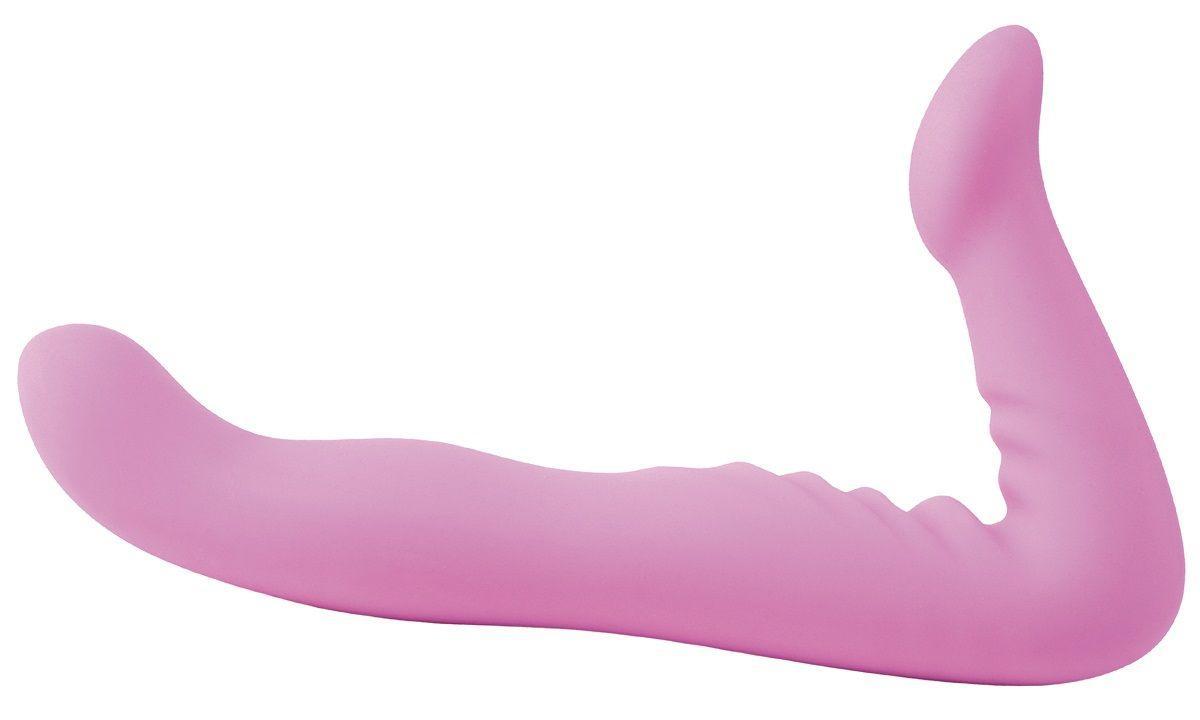 Розовый безременной фаллоимитатор-страпон 8 Strapless Strap-On - 20