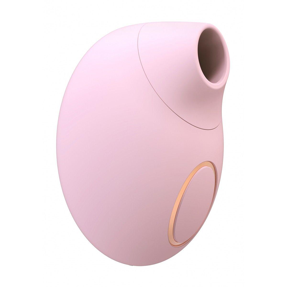 Розовый клиторальный вакуум-волновой массажер Irresistible Seductive-8624