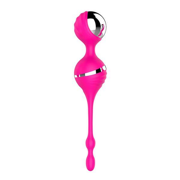 Розовый вагинальные шарики с вибрацией NAGHI NO.17 RECHARGEABLE DUO BALLS-10910