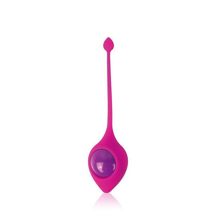Розовый вагинальный шарик Cosmo с хвостиком-5985