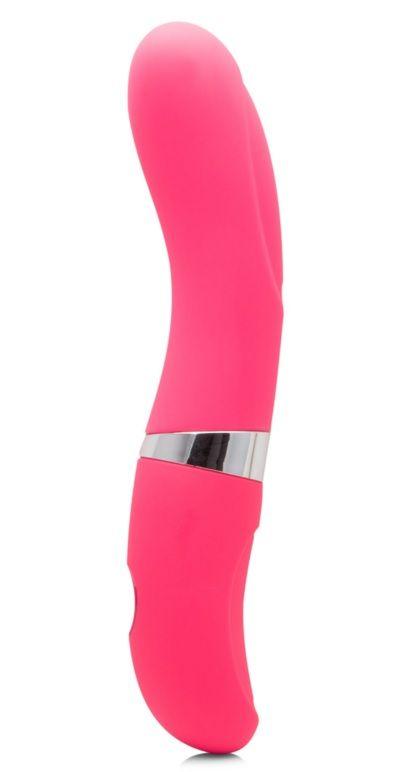 Розовый вибромассажёр The Sway с 7 режимами вибрации - 21 см.-1729