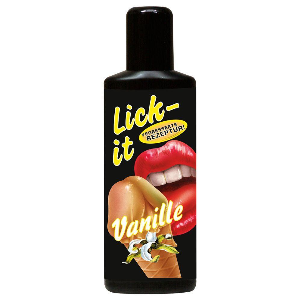 Съедобная смазка Lick It с ароматом ванили - 50 мл.-12285