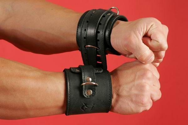 Широкие наручники без пряжки-8313