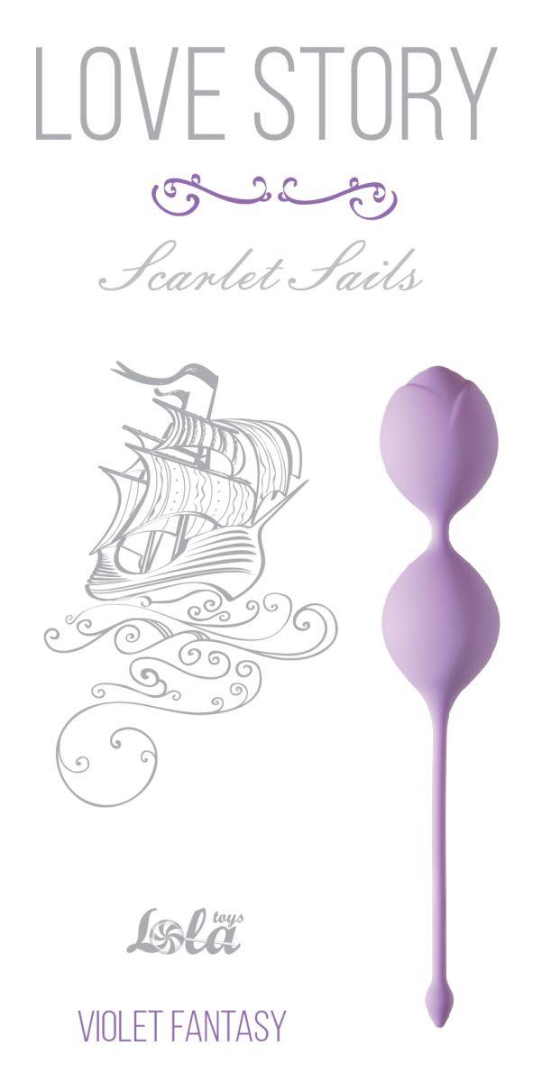 Сиреневые вагинальные шарики Scarlet Sails-5745