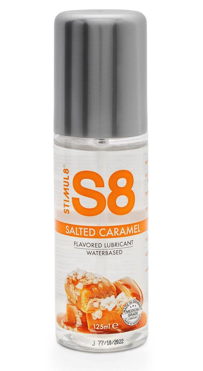 Смазка на водной основе S8 Flavored Lube со вкусом соленой карамели - 125 мл.-11306