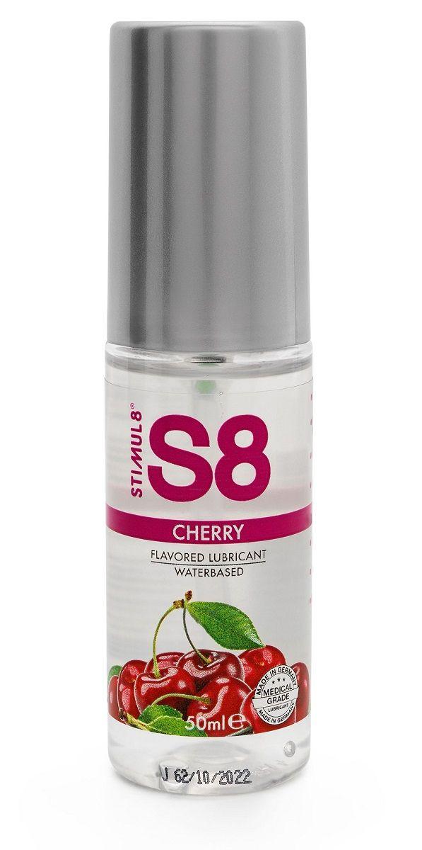 Смазка на водной основе S8 Flavored Lube со вкусом вишни - 50 мл.-11303