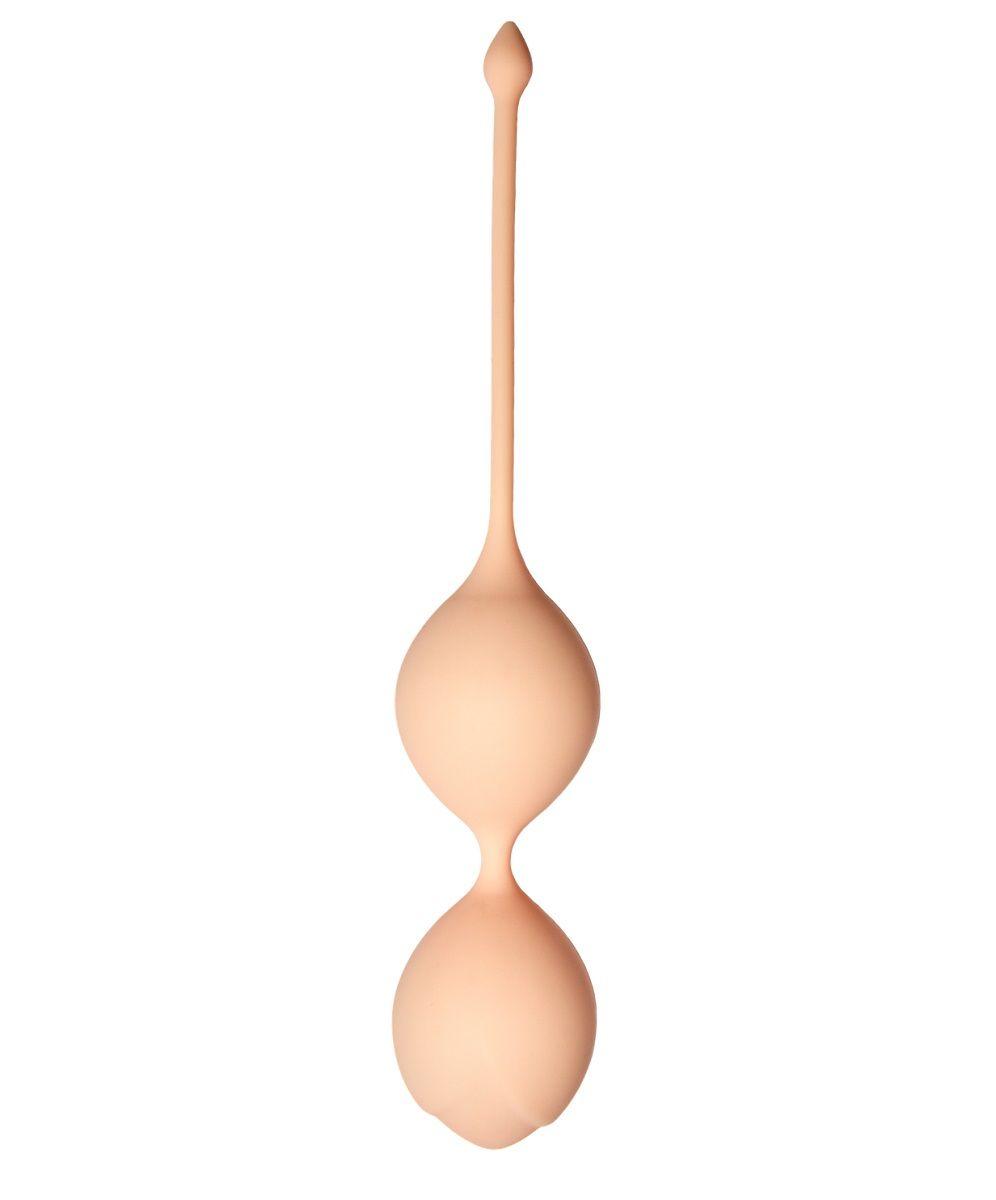 Телесные вагинальные шарики Кегеля со смещенным центом тяжести Delta-1441
