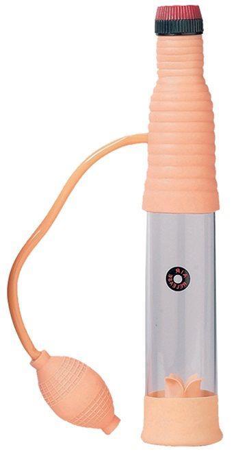 Вакуумный массажер-помпа со встроенным вибратором Vibrating Penis Developer-1497