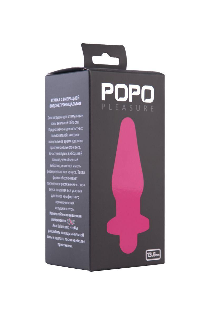 Водонепроницаемая вибровтулка розового цвета POPO Pleasure - 13