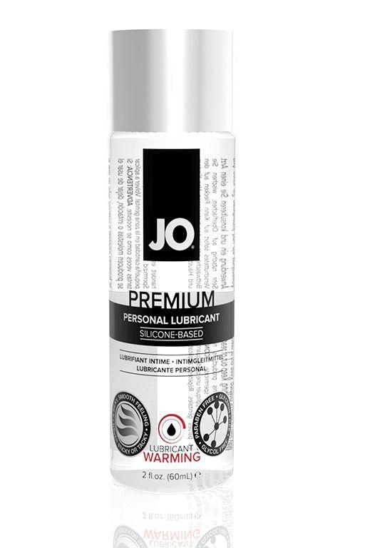 Возбуждающий лубрикант на силиконовой основе JO Personal Premium Lubricant  Warming - 60 мл.-2895