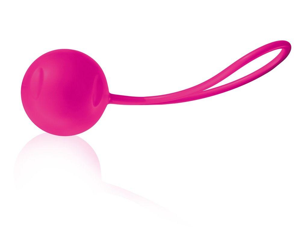 Ярко-розовый вагинальный шарик Joyballs Trend Single-3618