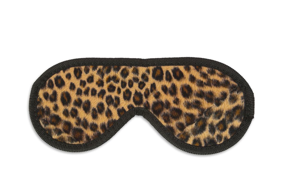 Закрытая маска леопардовой расцветки-3433