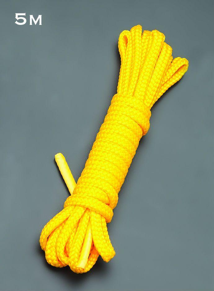 Желтая веревка для связывания - 5 м.