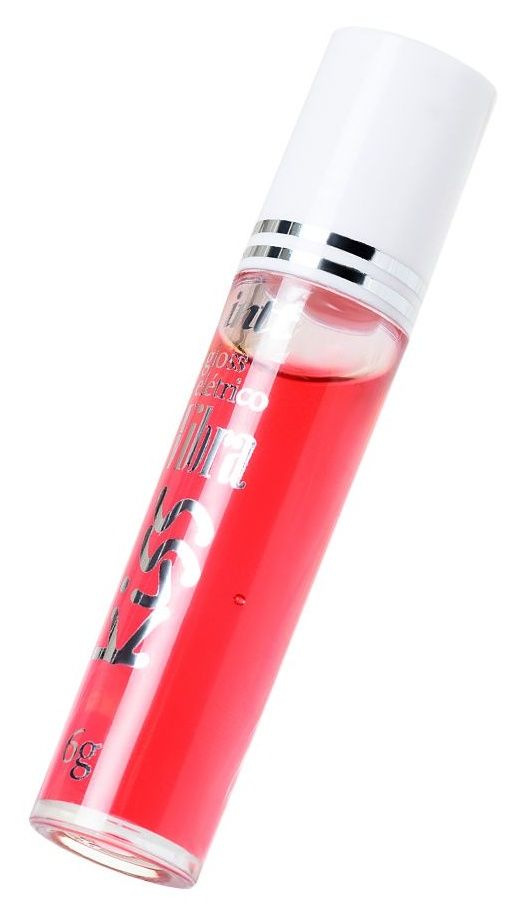 Блеск для губ Gloss Vibe Strawberry с эффектом вибрации и клубничным ароматом - 6 гр.-3111