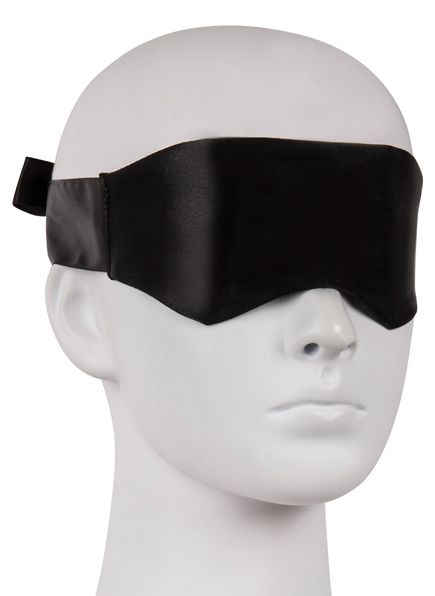 Черная маска без прорезей BLINDFOLD-480