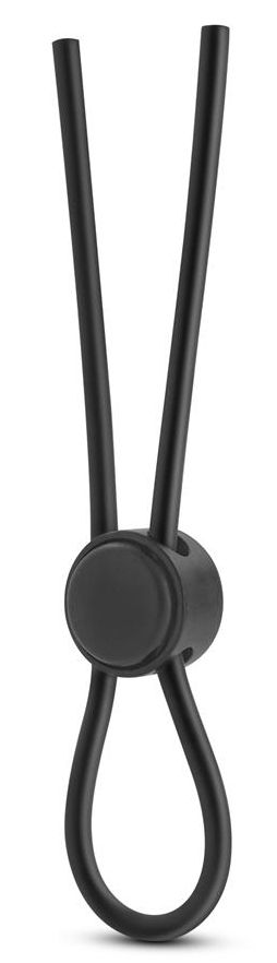 Черное силиконовое лассо на пенис SILICONE LOOP COCK RING-560