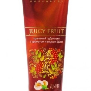 Интимный съедобный лубрикант JUICY FRUIT с ароматом дыни - 30 мл.