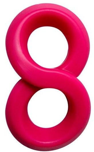 Розовое эрекционное кольцо на пенис RINGS LIQUID SILICONE-362