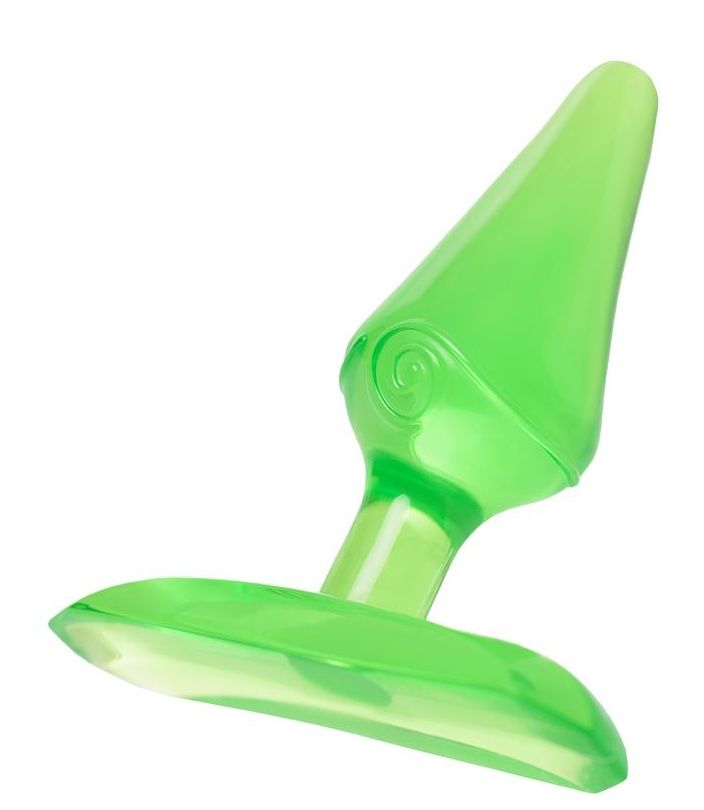 Зеленая анальная втулка с ограничителем - 6